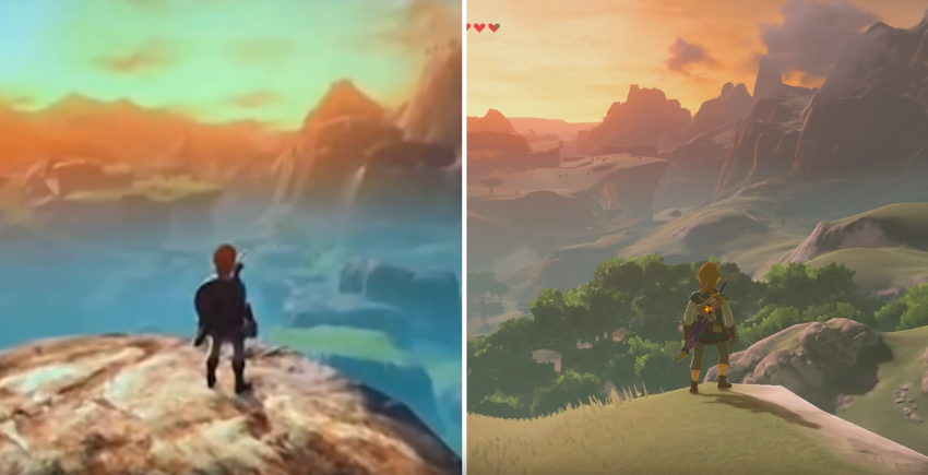 Mira Los Cambios Que Sufri Zelda Breathe Of The Wild Desde