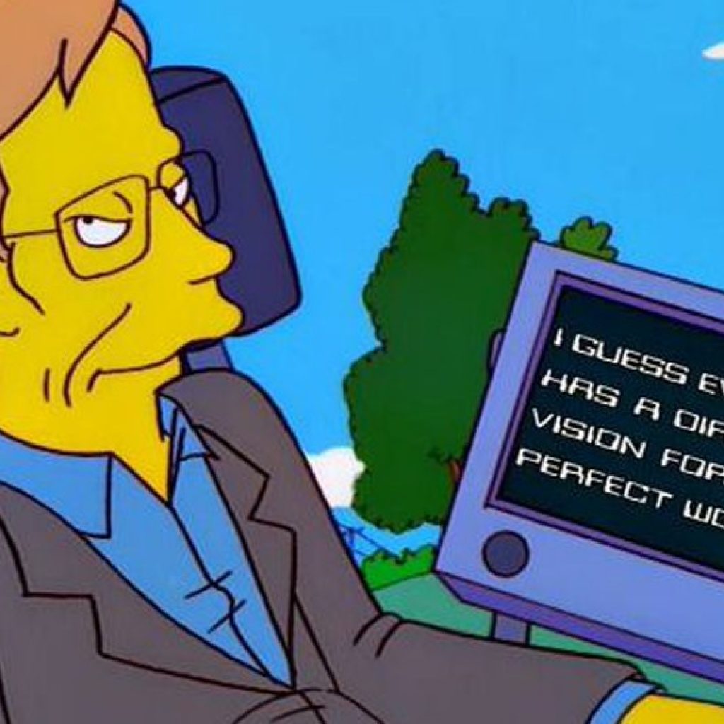 stephen hawking los simpsons