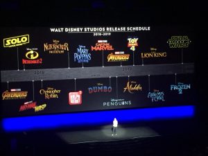 disney calendario 2018 2019