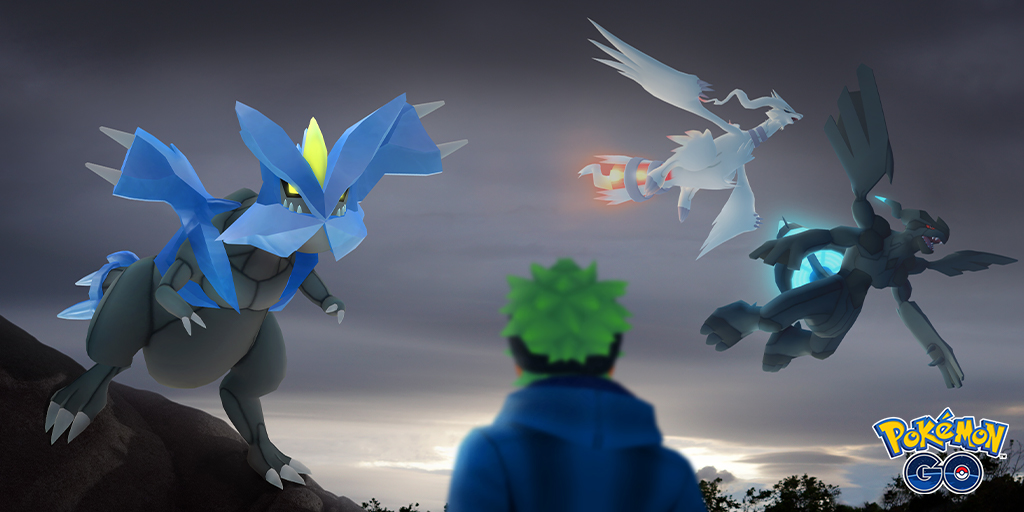 Reshiram, Zekrom y Kyurem llegan a Pokémon GO